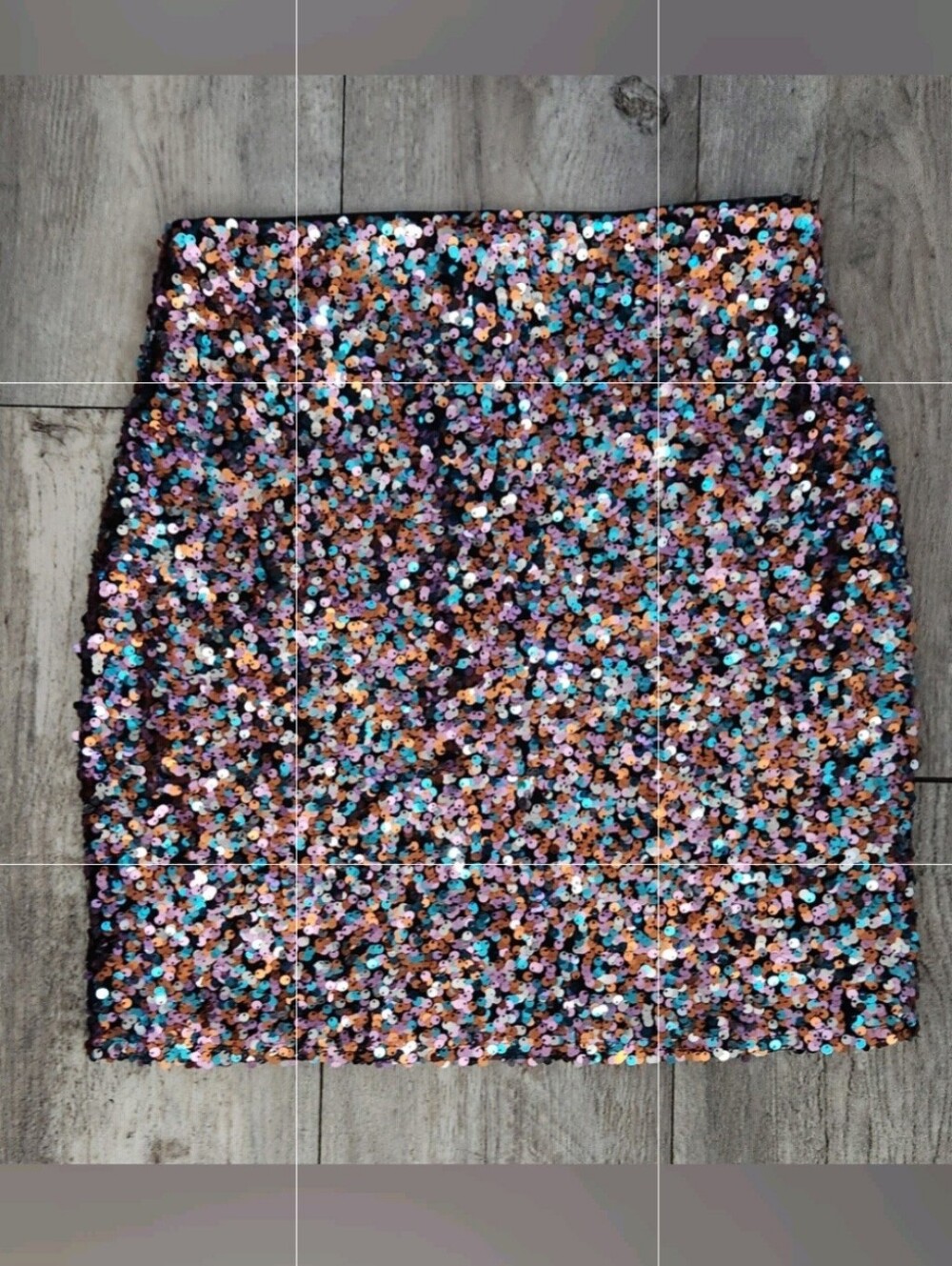 ASOS Multicolor Sequin Mini Skirt